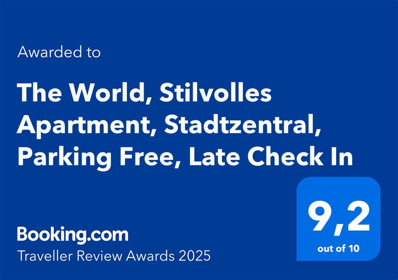 The World, Stilvolles Apartment, Stadtzentral, Parking Free, Late Check In Magdeburg Dış mekan fotoğraf
